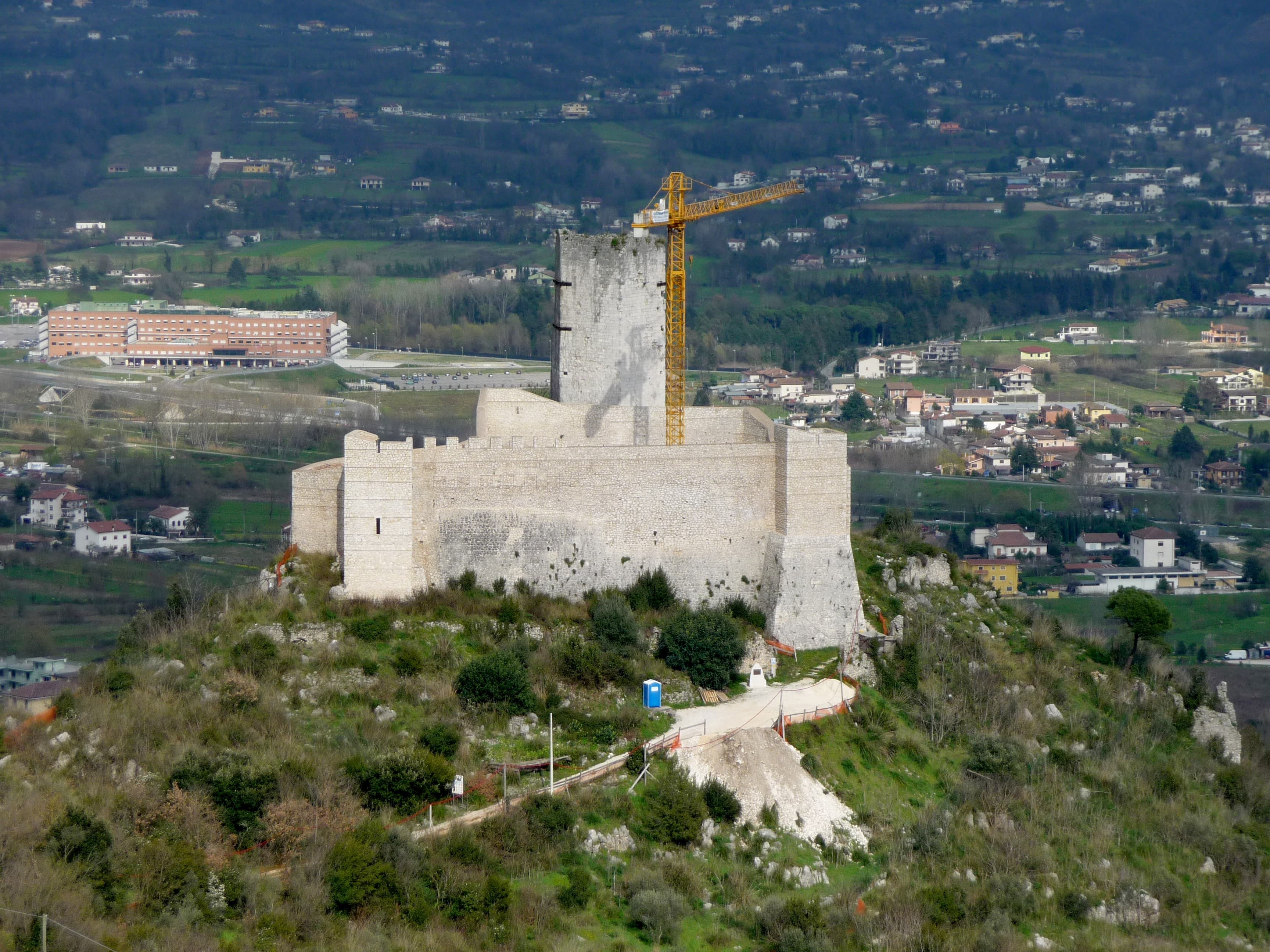 Rocca e panorama su Cassino